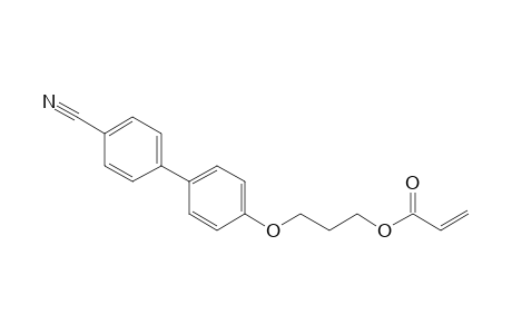 2-Propenoic acid, 3-[(4'-cyano[1,1'-biphenyl]-4-yl)oxy]propyl ester
