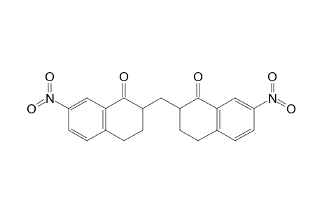 7-Nitro-2-(7-nitro-1-oxo-1,2,3,4-tetrahydro-2-naphthylmethyl)-3,4-dihydro-1(2H)-naphthalenone