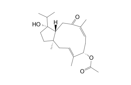 (1R*,3E,5S*,7Z,11R*,12R*)-5-Acetoxy-12-hydroxydolabella-3,7-dien-9-one