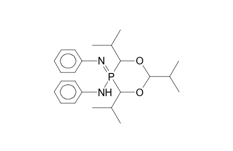 5-PHENYLAMINO-5-PHENYLIMINO-2,4,6-TRIISOPROPYL-1,3,5-DIOXAPHOSPHORINANE