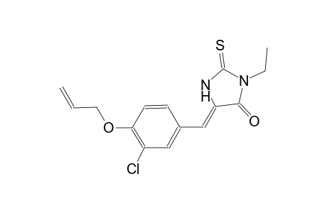 (5Z)-5-[4-(allyloxy)-3-chlorobenzylidene]-3-ethyl-2-thioxo-4-imidazolidinone
