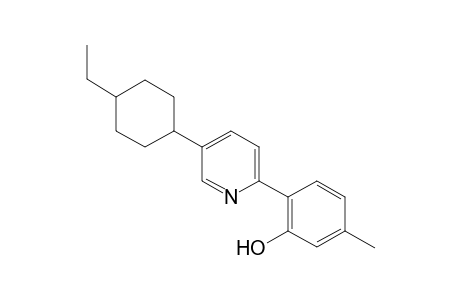 2-[5-(4-Ethylcyclohexyl)-2-pyridinyl]-5-methylphenol