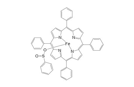Iron, (benzenesulfinato-O)[5,10,15,20-tetraphenyl-21H,23H-porphinato(2-)-N21,N22,N23,N24]-, (SP-5-12)-