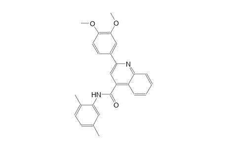 2-(3,4-dimethoxyphenyl)-N-(2,5-dimethylphenyl)-4-quinolinecarboxamide