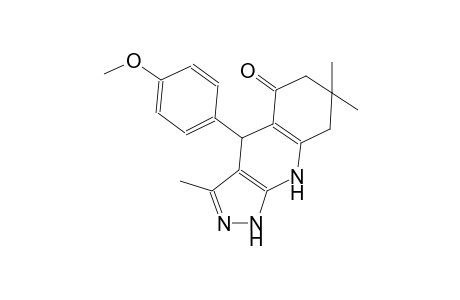 4-(4-Methoxyphenyl)-3,7,7-trimethyl-2,4,6,7,8,9-hexahydro-5H-pyrazolo[3,4-b]quinolin-5-one