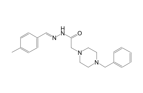 1-piperazineacetic acid, 4-(phenylmethyl)-, 2-[(E)-(4-methylphenyl)methylidene]hydrazide