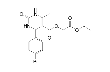 2-ethoxy-1-methyl-2-oxoethyl 4-(4-bromophenyl)-6-methyl-2-oxo-1,2,3,4-tetrahydro-5-pyrimidinecarboxylate