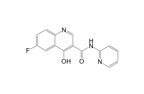 3-quinolinecarboxamide, 6-fluoro-4-hydroxy-N-(2-pyridinyl)-