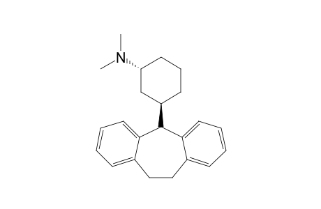 Cyclohexanamine, 3-(10,11-dihydro-5H-dibenzo[a,d]cyclohepten-5-yl)-N,N-dimethyl-, trans-, ethanedioate (1:1)