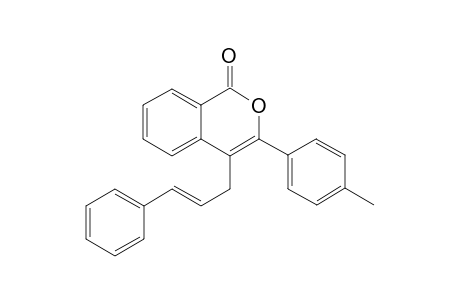 3(4-methylphenyl)-4-[(2E)-3-phenylprop-2-en-1-yl]-1H-isochromen-1-one