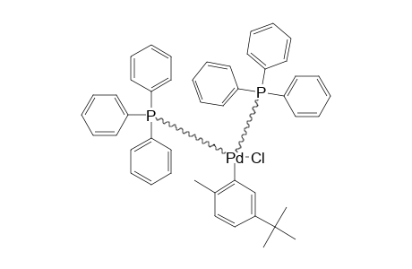 PD-[BIS-(TRIPHENYLPHOSPHANYL)]-(2-METHYL-5-TERT.-BUTYL-PHENYL)-(CHLORO)