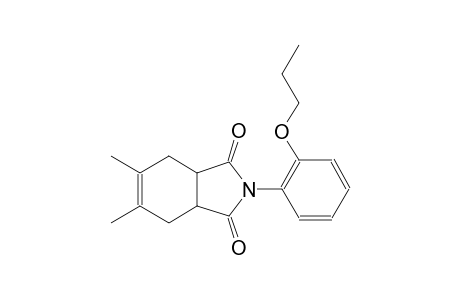 1H-isoindole-1,3(2H)-dione, 3a,4,7,7a-tetrahydro-5,6-dimethyl-2-(2-propoxyphenyl)-