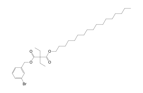 Diethylmalonic acid, 3-bromobenzyl heptadecyl ester