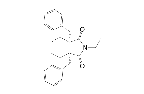 1H-Isoindole-1,3(2H)-dione, 2-ethylhexahydro-3a,7a-bis(phenylmethyl)-, cis-