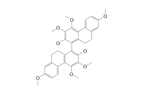 2,2'-Dihydroxy-3,3',4,4',7,7'-hexamethoxy-9,9',10,10'-tetrahydro-1,1'-biphenanthrene