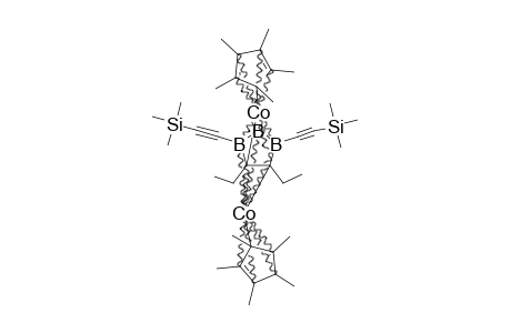 CP*CO-[2,3-ET2C2B3H-4,6-[(CCSIME3)-(2)]]-CO-CP*