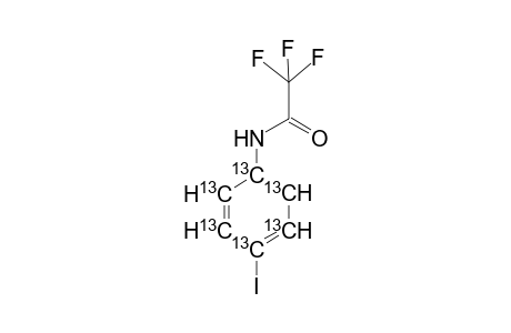 [1,2,3,4,5,6-13C6]-p-Ioidotrifluoroacetanilide
