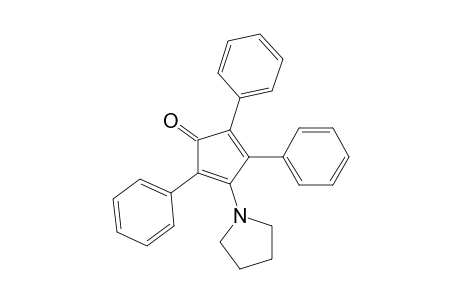 2,4-Cyclopentadien-1-one, 2,3,5-triphenyl-4-(1-pyrrolidinyl)-