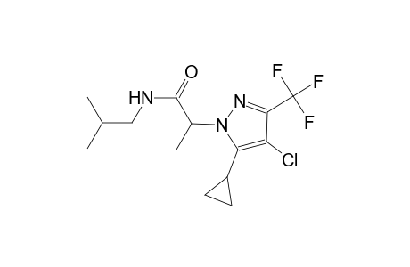 2-[4-chloro-5-cyclopropyl-3-(trifluoromethyl)-1H-pyrazol-1-yl]-N-isobutylpropanamide