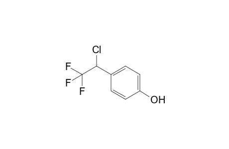 4-(1-Chloro-2,2,2-trifluoro-ethyl)phenol