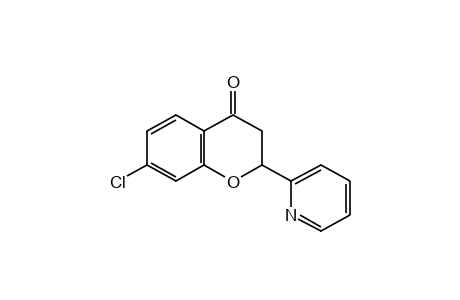 7-chloro-2-(2-pyridyl)-4-chromanone
