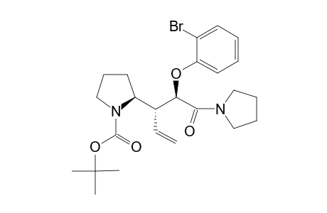 (2S)-2-[(1R)-1-[(1R)-2-OXO-1-(2-BROMOPHENOXY)-2-(1-PYROLIDINYL)-ETHYL]-2-PROPEN-1-YL]-1-PYRROLIDINE-CARBOXYLIC-ACID-TERT.-BUTYLESTER
