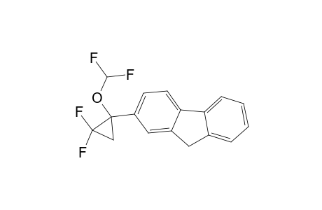 2,2-DIFLUORO-1-DIFLUOROMETHOXY-1-(9H-FLUOREN-2-YL)-CYCLOPROPANE