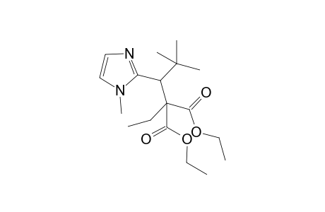 2-[2,2-dimethyl-1-(1-methyl-2-imidazolyl)propyl]-2-ethylpropanedioic acid diethyl ester