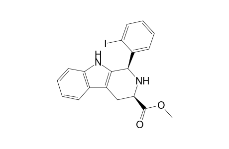 cis-1-(2-Iodophenyl)-2,3,4,9-tetrahydro-1H-.beta.-carboline-3-carboxylic acid methyl ester