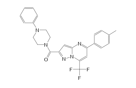 pyrazolo[1,5-a]pyrimidine, 5-(4-methylphenyl)-2-[(4-phenyl-1-piperazinyl)carbonyl]-7-(trifluoromethyl)-