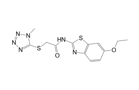 N-(6-ethoxy-1,3-benzothiazol-2-yl)-2-[(1-methyl-1H-tetraazol-5-yl)sulfanyl]acetamide