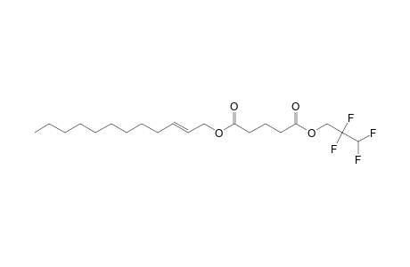 Glutaric acid, 2,2,3,3-tetrafluoropropyl dodec-2-en-1-yl ester