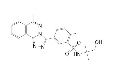 N-(2-hydroxy-1,1-dimethylethyl)-2-methyl-5-(6-methyl[1,2,4]triazolo[3,4-a]phthalazin-3-yl)benzenesulfonamide
