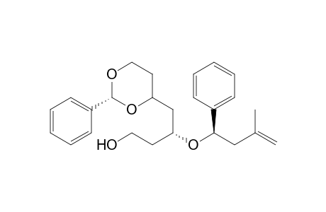5,7-Benzylidenedioxy(R)-3-((R)-1-phenyl-3-methylenebutyloxy)heptanol