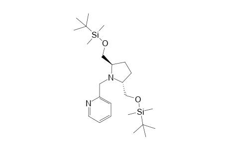 (2R,5R)-2-[2,5-Bis(tert-butyldimethylsilyloxymethoxy)pyrrolidin-1-ylmethyl]pyridine
