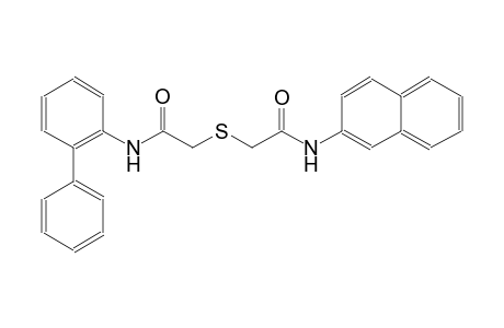 2-[[2-keto-2-(2-phenylanilino)ethyl]thio]-N-(2-naphthyl)acetamide