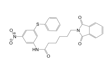 6-(1,3-Dioxo-1,3-dihydro-2H-isoindol-2-yl)-N-[3-nitro-5-(phenylsulfanyl)phenyl]hexanamide