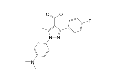 Methyl 1-(4-(dimethylamino)phenyl)-3-(4-fluorophenyl)-5-methyl-1H-pyrazole-4-carboxylate