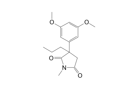alpha-(3,5-Dimethoxyphenyl)-alpha-propyl-N-methyl succinimide