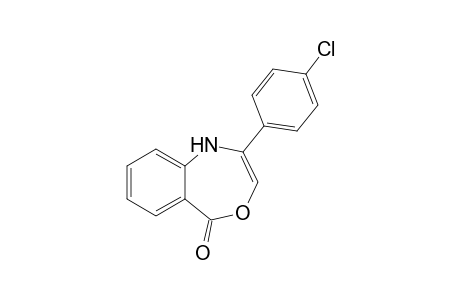 1,5-Dihydro-5-oxo-2-(4-chlorophenyl)-4,1-benzoxazepine