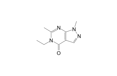 5-ethyl-1,6-dimethylpyrazolo[4,5-e]pyrimidin-4-one