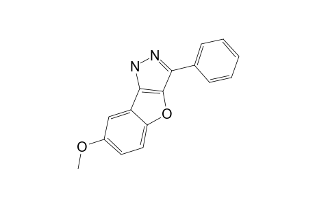 7-METHOXY-3-PHENYL-1H-BENZOFURO-[3,2-C]-PYRAZOLE