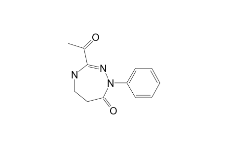 3-ACETYL-1-PHENYL-1,4,5,6-TETRAHYDRO-1-H-1,2,4-TRIAZEPIN-7-ONE
