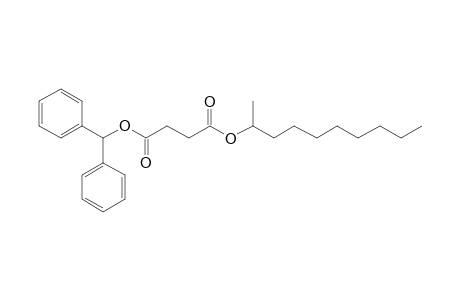 Succinic acid, dec-2-yl diphenylmethyl ester