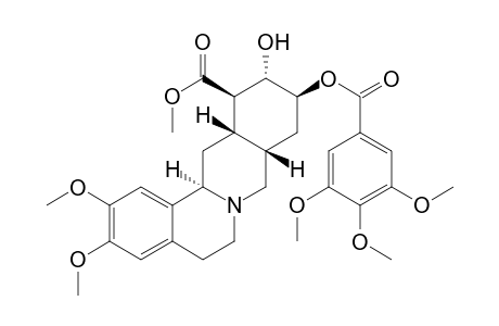 6H-Dibenzo[a,g]quinolizine-12-carboxylic acid, 5,8,8a,9,10,11,12,12a,13,13a-decahydro-11-hydroxy-2,3-dimethoxy-10-[(3,4,5-trimethoxybenzoyl)oxy]-, methyl ester, [8aS-(8a.alpha.,10.alpha.,11.beta.,12.alpha.,12a.alpha.,13a.beta.)]-