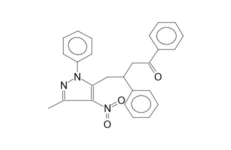 3-METHYL-4-NITRO-1-PHENYL-5-(2,4-DIPHENYL-4-OXO-1-BUTYL)PYRAZOLE