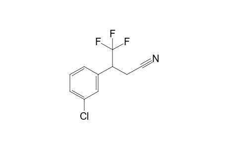 3-(3-Chlorophenyl)-4,4,4-trifluorobutanenitrile