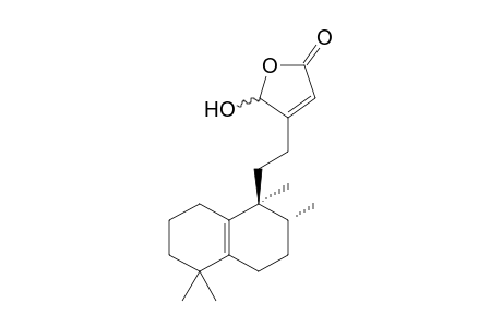 16-Hydroxy-ent-halima-5(10),13-dien-15,16-olide