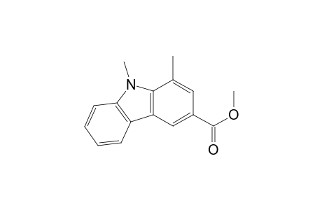 9H-Carbazole-3-carboxylic acid, 1,9-dimethyl-, methyl ester