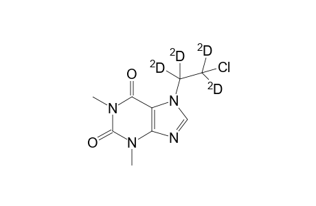 7-(2-Chloro-ethyl)-1,3-dimethyl-3,7-dihydro-purine-2,6-dione-d4